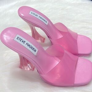 Steve Madden Pink Heels New Excellent Condition